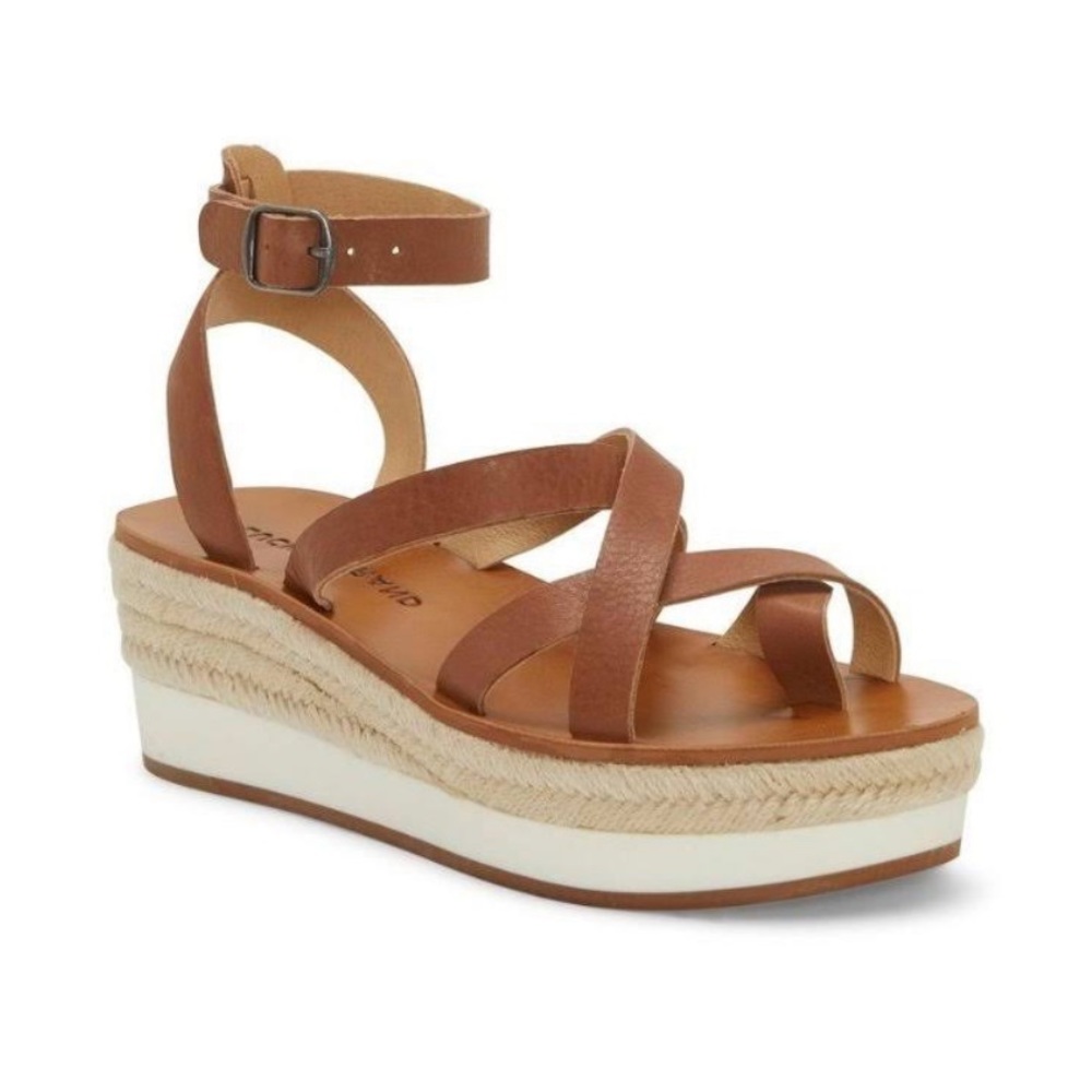 EUC Lucky Brand Jakina Platform Sandals Size 8